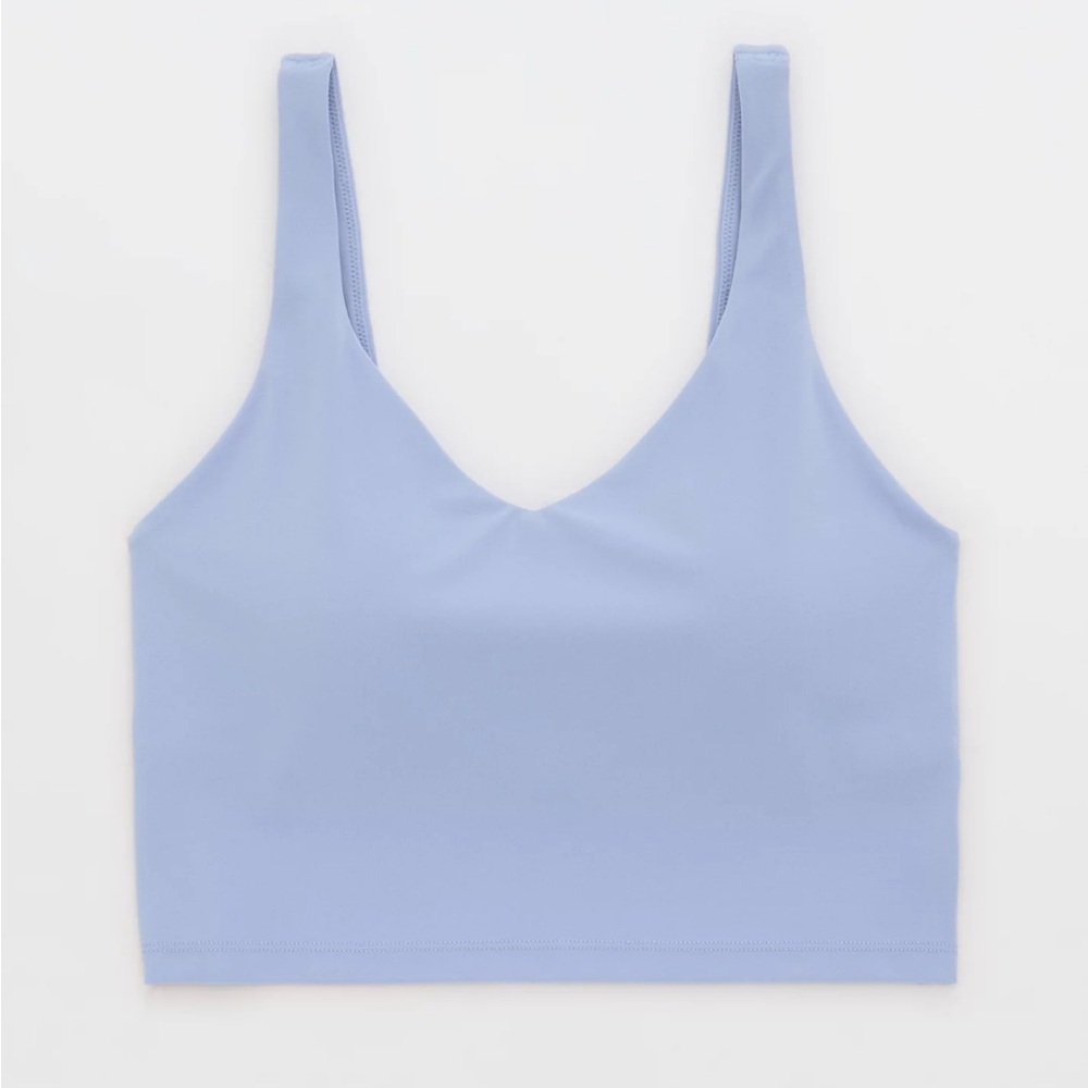 Aerie Real Me Low Key Longline Sports Bra